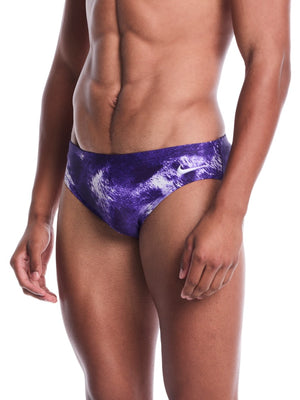 Nike Swim Watercolor Men's Brief - Court Purple