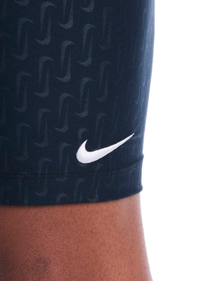 Nike Swim Men's Loose Fit Padded Jammer - Dark Obsidian alternate image 2