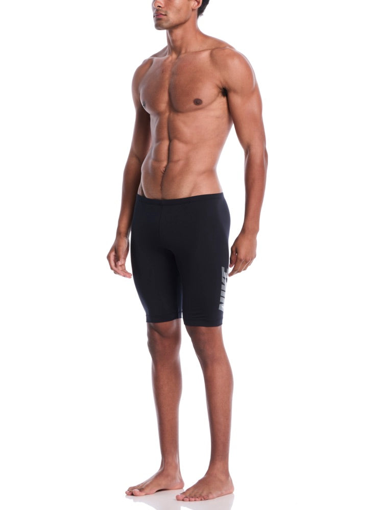 Nike Swim Men's Loose Fit Padded Jammer - Black alternate image 3