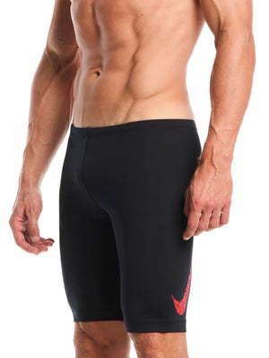 Nike Swim Men's Loose Fit Padded Jammer - Jet Black