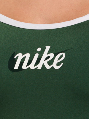 Nike Swim Hydrastrong Women's Racerback Low Leg One Piece - Gorge Green alternate image 2