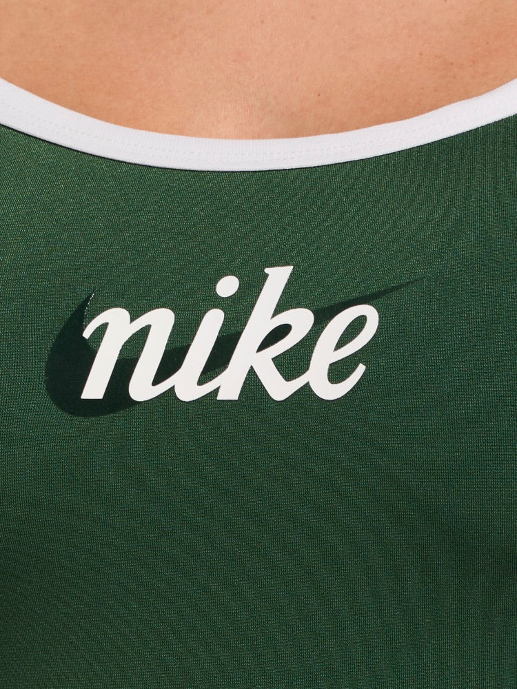 Nike Swim Hydrastrong Women's Racerback Low Leg One Piece - Gorge Green alternate image 2