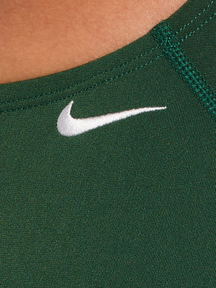 Nike Swim Hydrastrong Women's Racerback Low Leg One Piece - Gorge Green alternate image 4