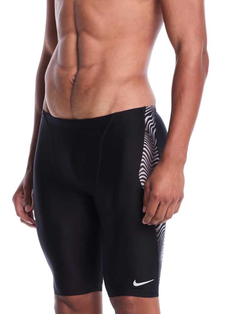 Nike Swim Hydrastrong Water Stripe Men's Jammer - Black