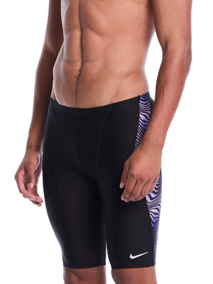 Nike Swim Hydrastrong Water Stripe Men's Jammer - Court Purple