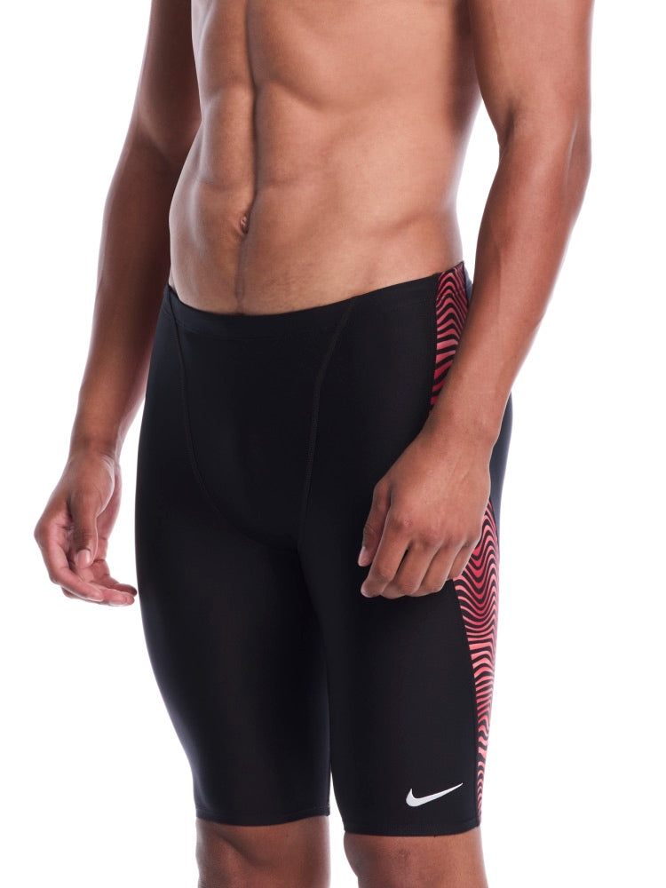 Nike Swim Hydrastrong Water Stripe Men's Jammer - University Red