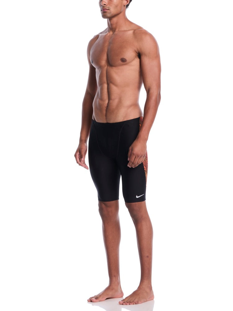 Nike Swim Hydrastrong Water Stripe Men's Jammer - Team Orange alternate image 3