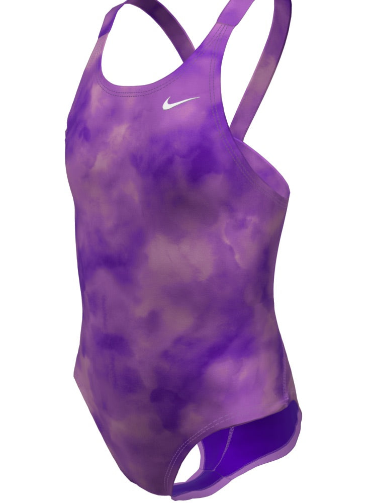Nike Swim Hydrastrong Big Kids' (Girls') Fastback One Piece - Lt Magenta