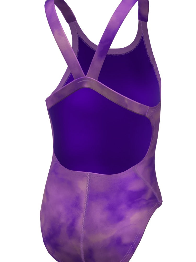 Nike Swim Hydrastrong Big Kids' (Girls') Fastback One Piece - Lt Magenta alternate image 1