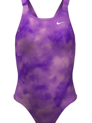 Nike Swim Hydrastrong Big Kids' (Girls') Fastback One Piece - Lt Magenta alternate image 2