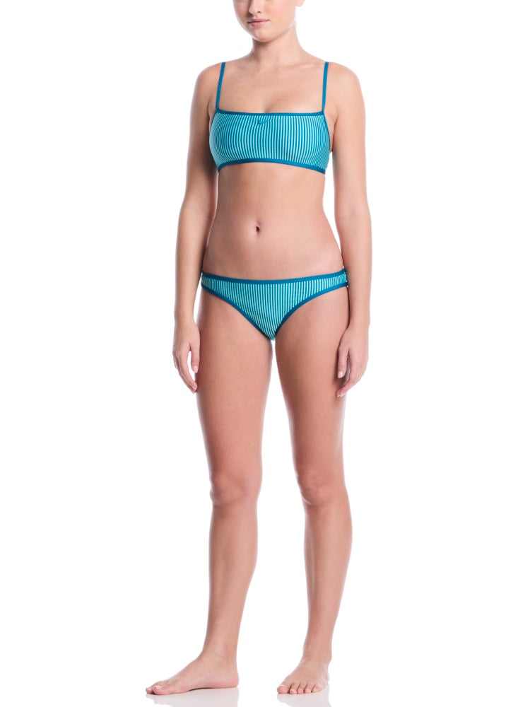 Nike Swim Women's Ripple Texture Hipster Bikini Bottom - Bleached Turq alternate image 3