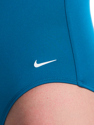 Nike Swim Effortless Essential Women's Scoop Neck One Piece - Green Abyss alternate image 2