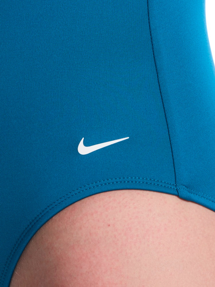 Nike Swim Effortless Essential Women's Scoop Neck One Piece - Green Abyss alternate image 2