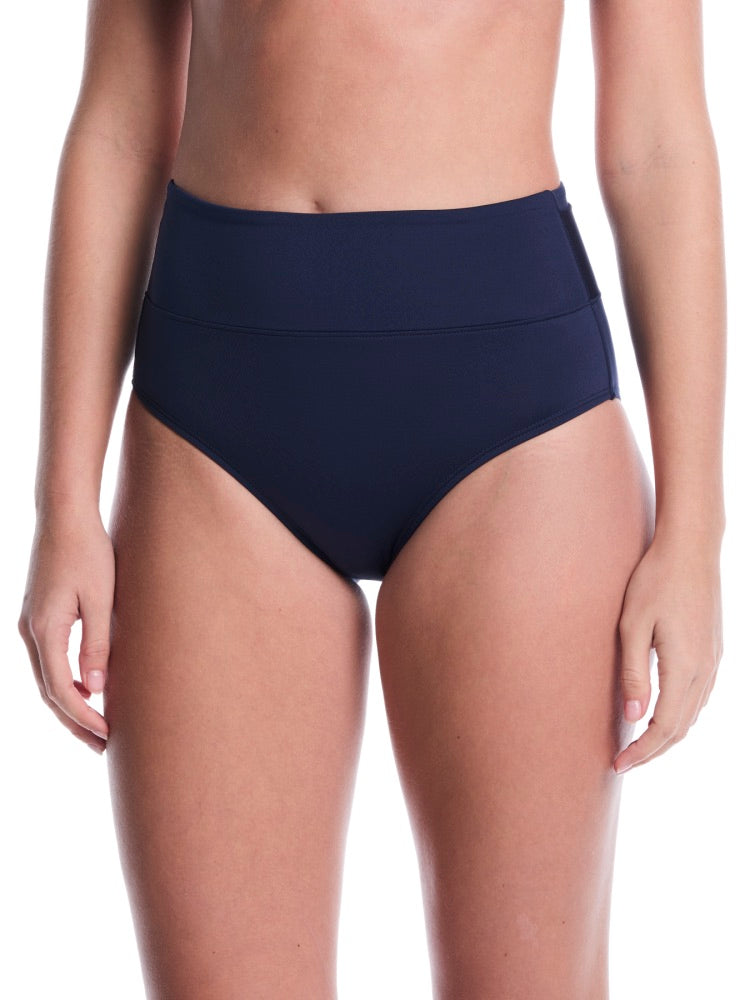 Nike Swim Effortless Essential Women's High Waist Full Bottom - Midnight Navy