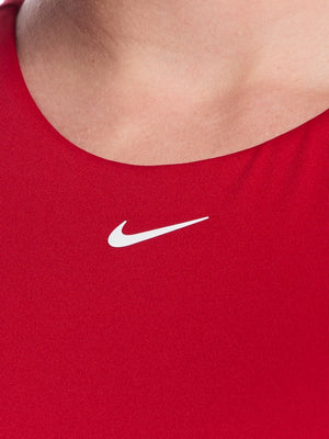 Nike Swim Effortless Essential Women's Cap Sleeve Swim Top - Gym Red alternate image 2