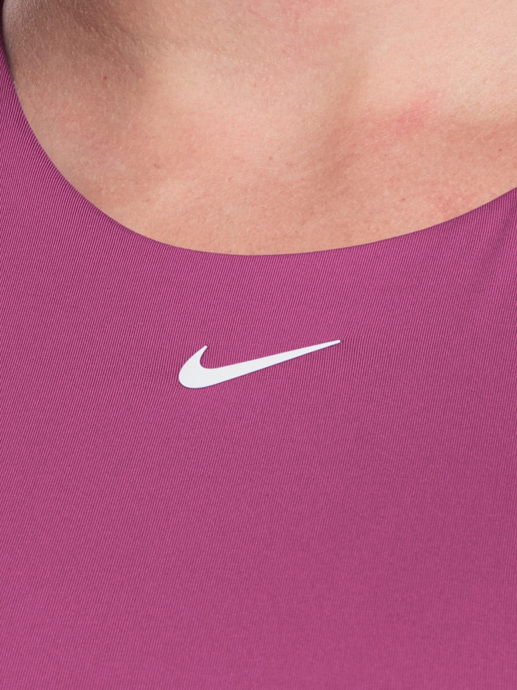Nike Swim Effortless Essential Women's Cap Sleeve Swim Top - Desert Pink alternate image 2