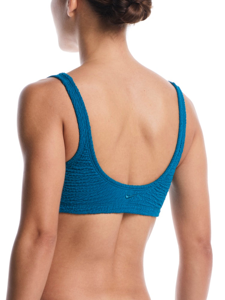 Nike Swim Women's Shoreline Texture Bralette Bikini Top - Green Abyss alternate image 1