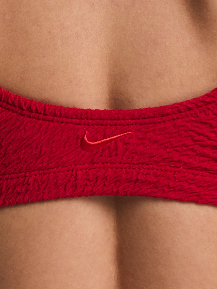 Nike Swim Women's Shoreline Texture Bralette Bikini Top - Gym Red alternate image 2
