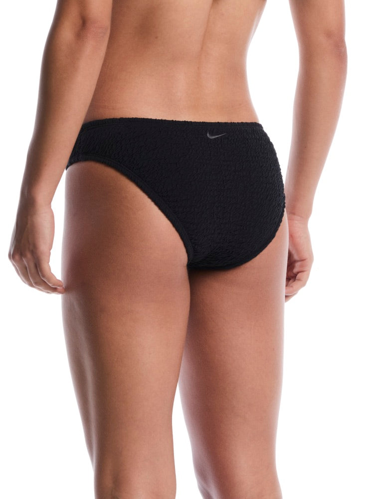 Nike Swim Women's Shoreline Texture Hipster Bikini Bottom - Black alternate image 1