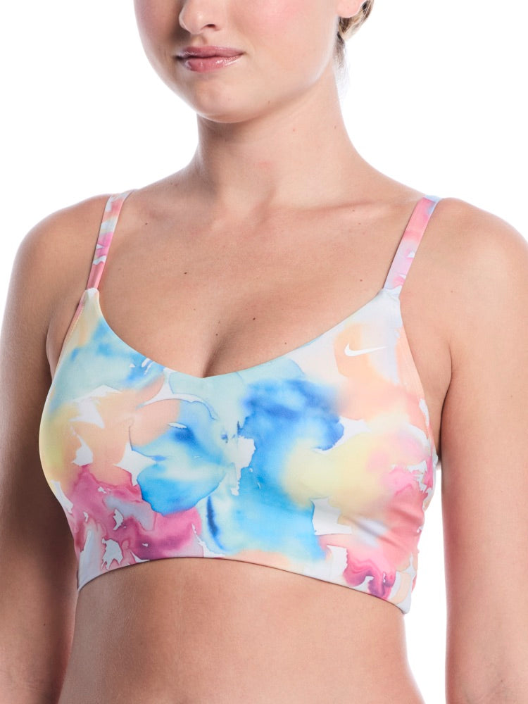 Nike Swim Women's V-Neck Midkini - Pink Glow