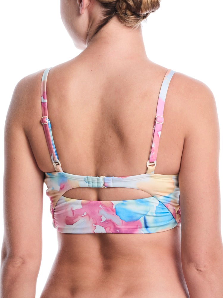 Nike Swim Women's V-Neck Midkini - Pink Glow alternate image 1