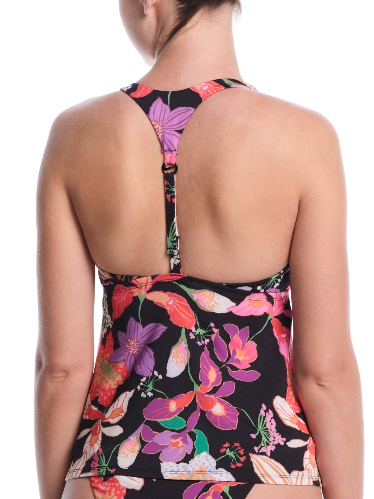 Nike Swim Women's Square Neck Tankini - Black alternate 1