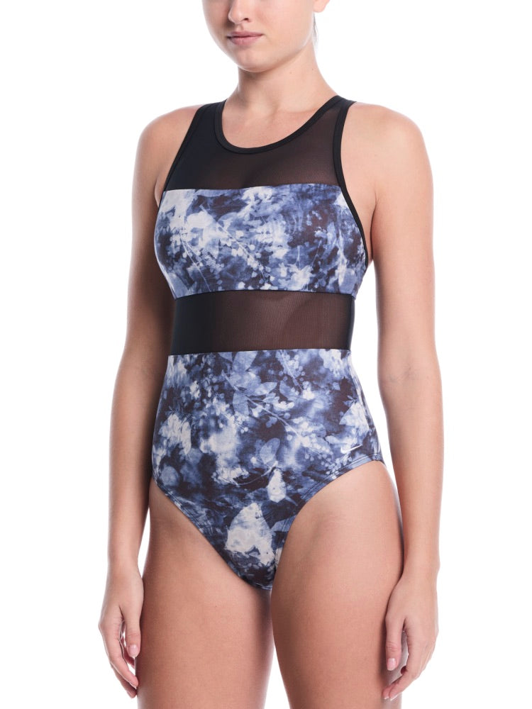 Nike Swim Women's V-Back One Piece - Black