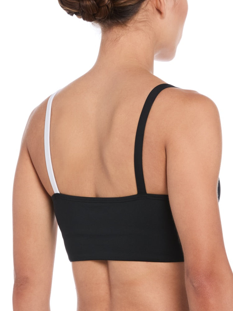 Nike Swim Women's V-Neck Midkini - White alternate image 1