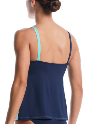Nike Swim Women's V-Neck Tankini - Midnight Navy alternate 1