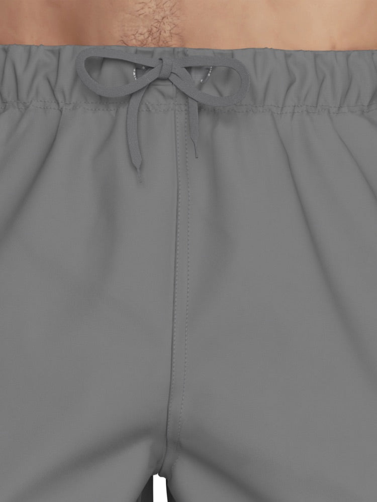 Nike Swim Voyage Essential Men's 7" Brief-Lined Volley Short - Cool Grey alternate image 4