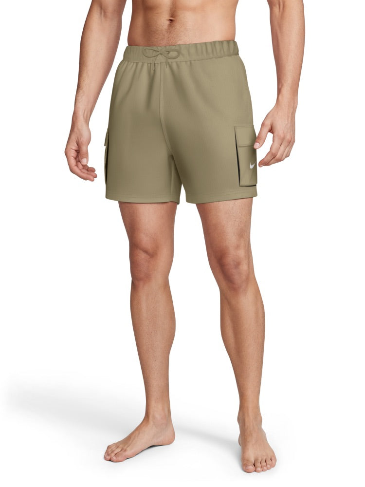 Nike Swim Voyage Essential Men's 5" Brief-Lined Volley Short - Parachute Beige alternate image 1