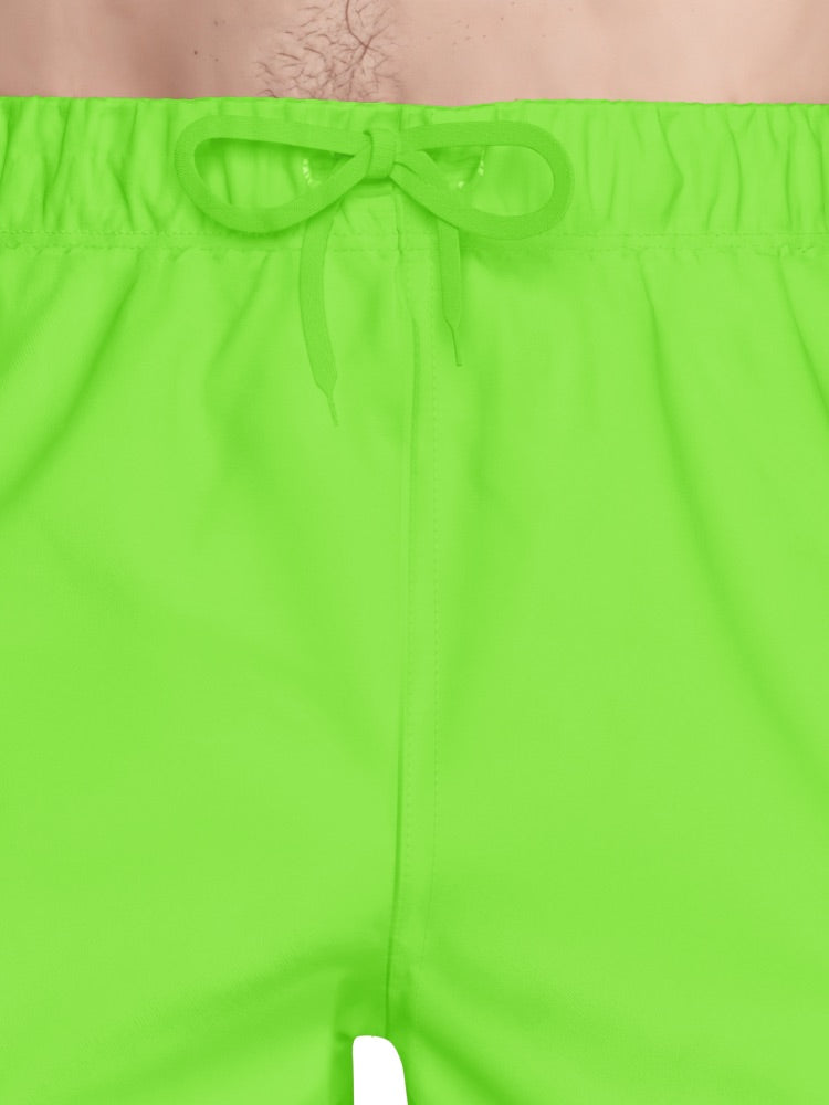 Nike Swim Voyage Essential Men's 5" Brief-Lined Volley Short - Voltage Green alternate image 4