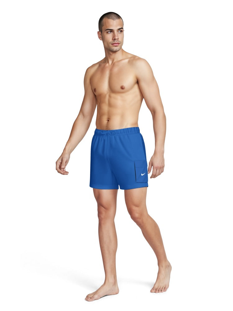 Nike Swim Voyage Essential Men's 5" Brief-Lined Volley Short - Game Royal