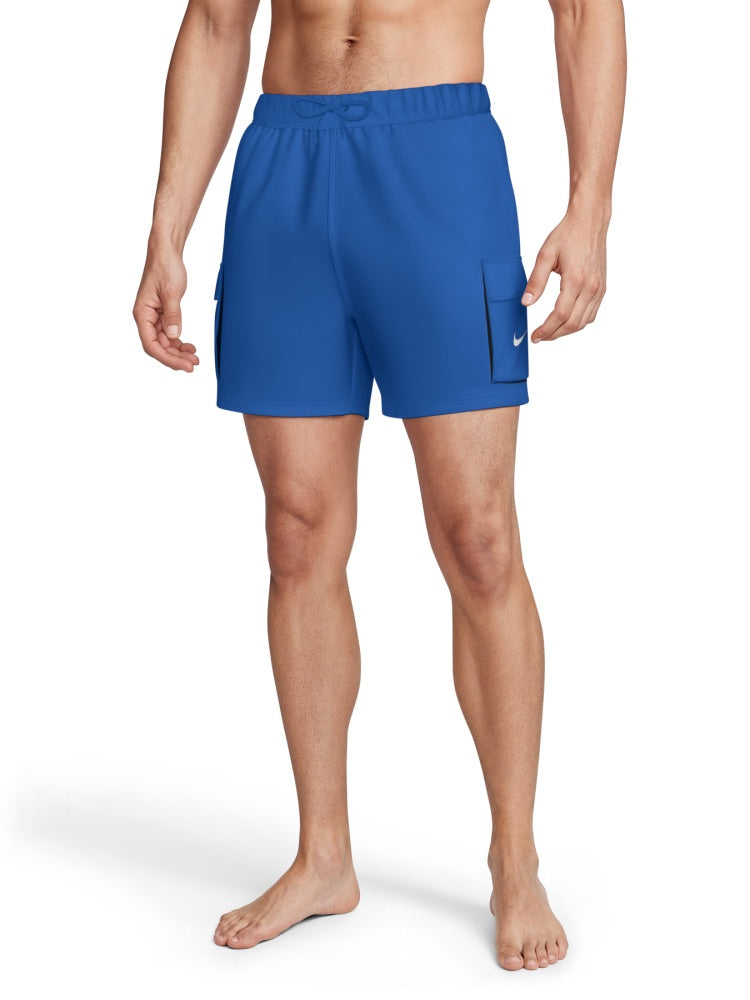 Nike Swim Voyage Essential Men's 5" Brief-Lined Volley Short - Game Royal alternate image 1