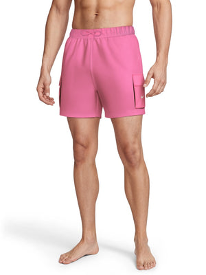 Nike Swim Voyage Essential Men's 5" Brief-Lined Volley Short - Pink Glow alternate image 1