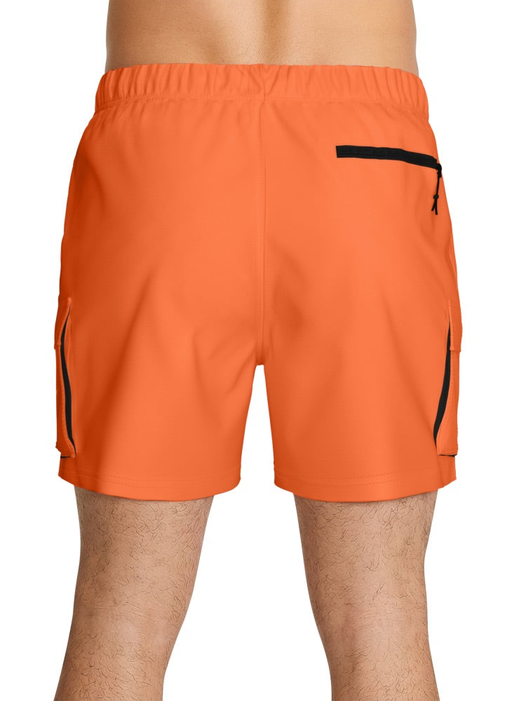 Nike Swim Voyage Essential Men's 5" Brief-Lined Volley Short - Turf Orange alternate image 3