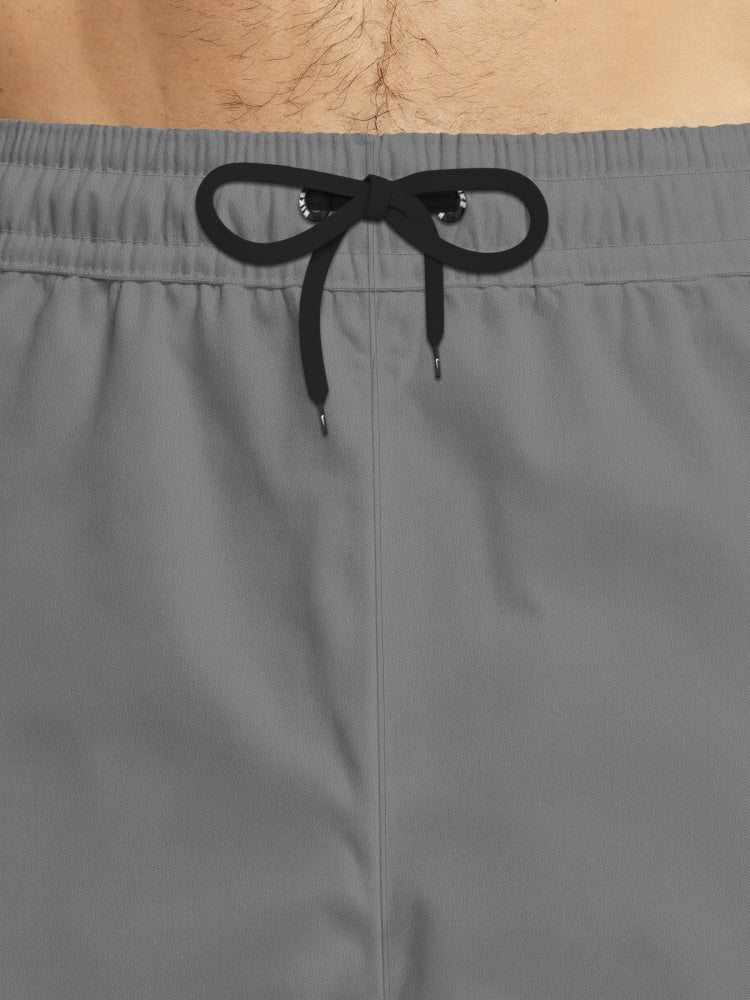 Nike Swim Contend Essential Men's 7" Brief-Lined Volley Short - Cool Grey alternate image 4