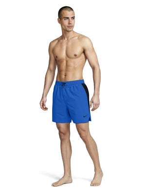 Nike Swim Contend Essential Men's 7" Brief-Lined Volley Short - Game Royal