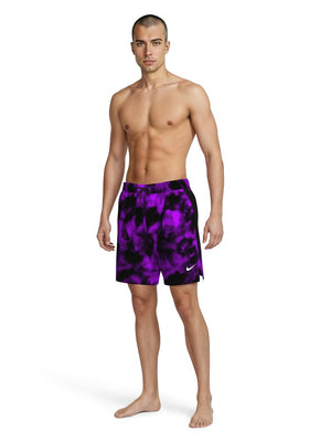 Nike Swim Contend Men's 7" Boxer Volley Short - Bright Violet