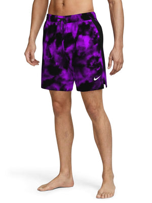 Nike Swim Contend Men's 7" Boxer Volley Short - Bright Violet alternate image 1