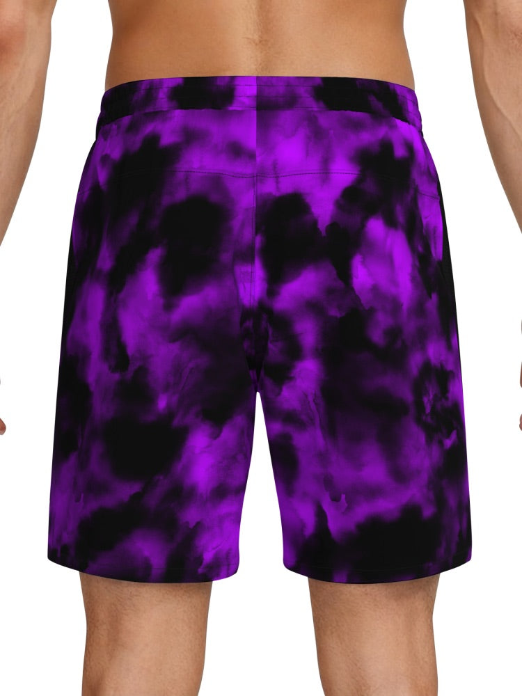 Nike Swim Contend Men's 7" Boxer Volley Short - Bright Violet alternate image 3