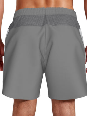 Nike Swim Contend Men's 7" Brief-Lined Volley Short - Cool Grey alternate image 3