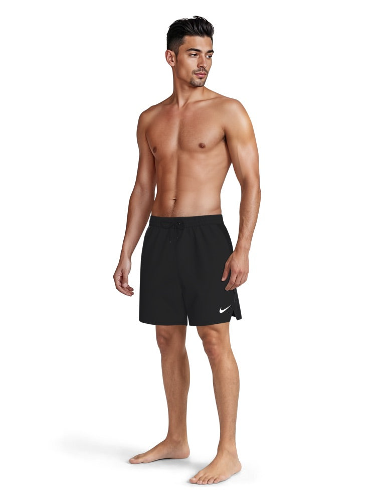 Nike Swim Contend Men's 5" Brief-Lined Volley Short - Black