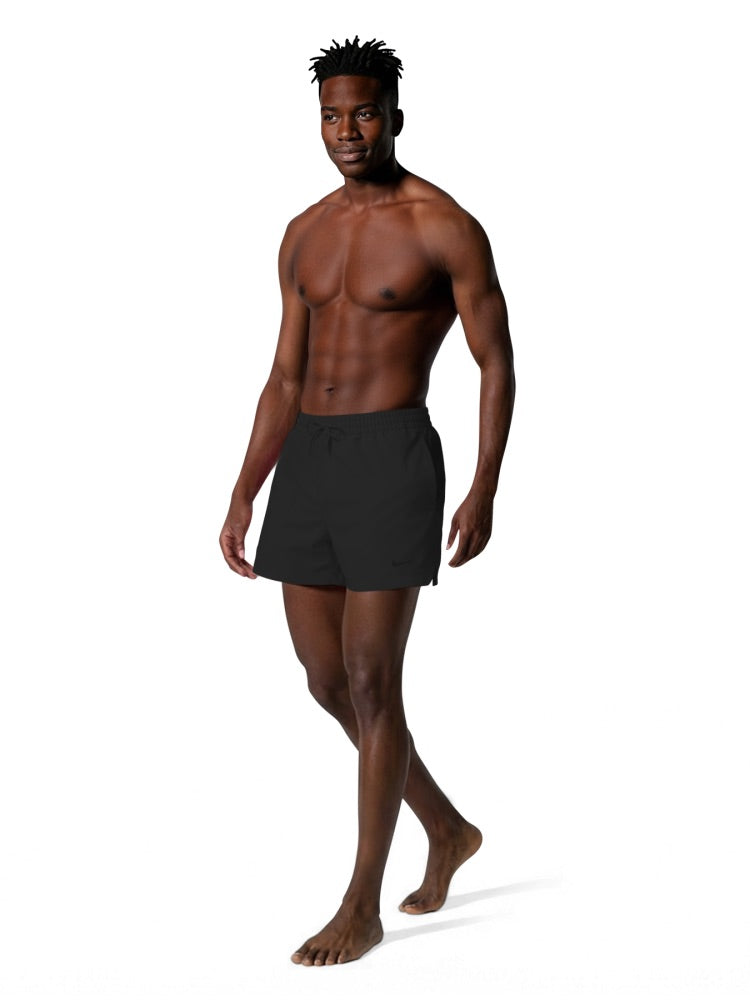 Nike Swim Fadeaway Essential Men's 3" Brief-Lined Volley Short - Black