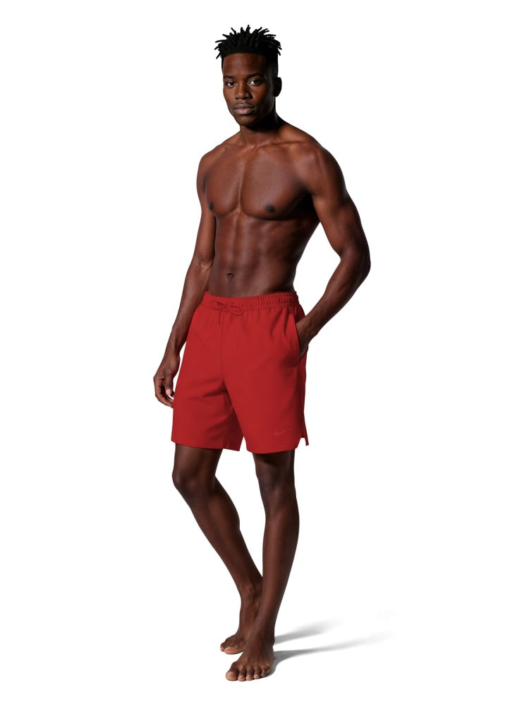 Nike Swim Fadeaway Essential Men's 7" Fully Lined Volley Short - University Red