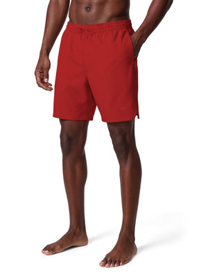 Nike Swim Fadeaway Essential Men's 7" Fully Lined Volley Short - University Red alternate image 1