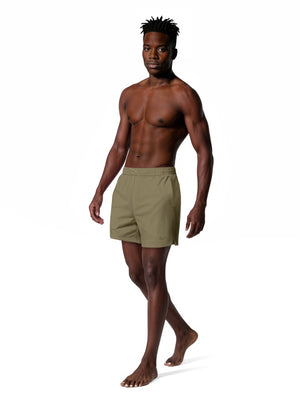 Nike Swim Fadeaway Essential Men's 5" Brief-Lined Volley Short - Parachute Beige