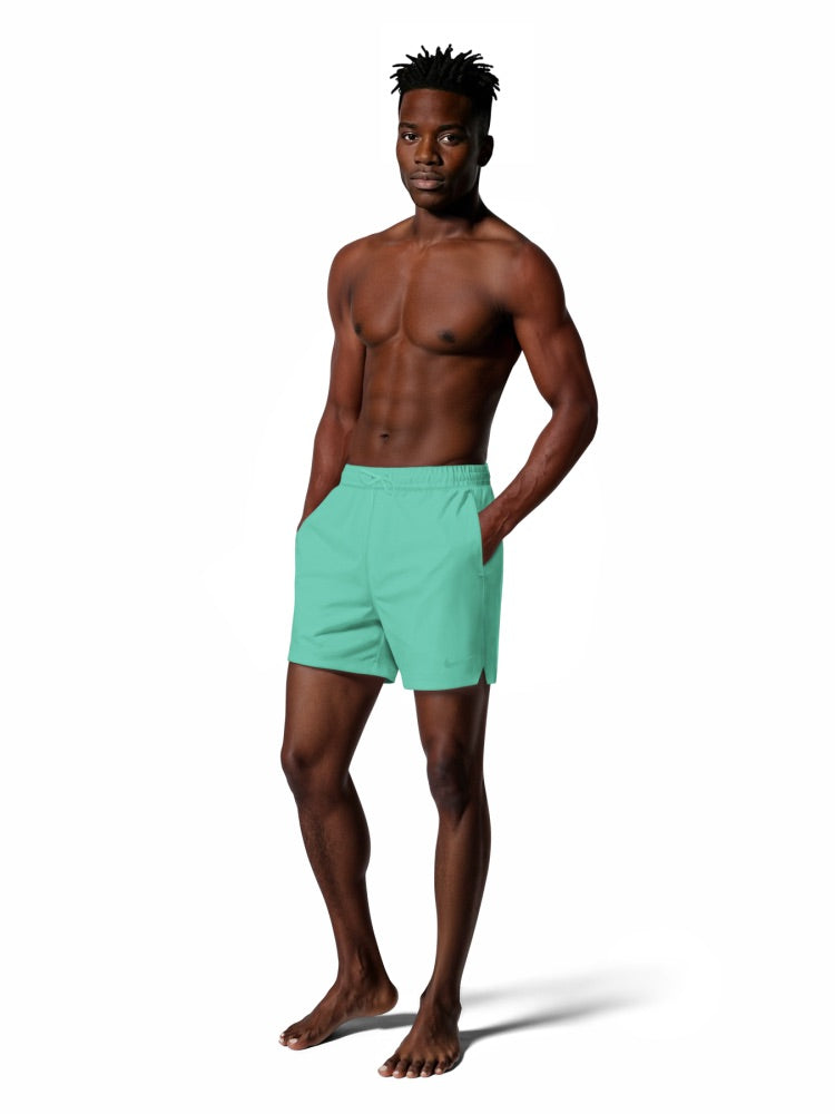 Nike Swim Fadeaway Essential Men's 5" Brief-Lined Volley Short - Bleached Turq