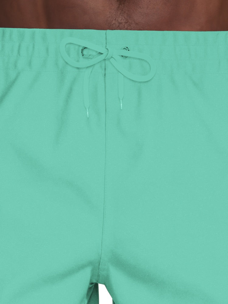 Nike Swim Fadeaway Essential Men's 5" Brief-Lined Volley Short - Bleached Turq alternate image 4