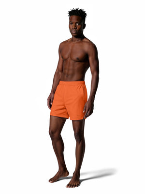 Nike Swim Fadeaway Essential Men's 5" Brief-Lined Volley Short - Turf Orange